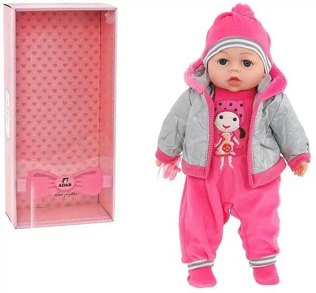 Lalka bobas 45cm z dźwiękiem 501249 - tantis.pl