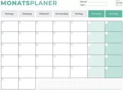 Planer Magnetyczny na Lodówkę 30x40cm