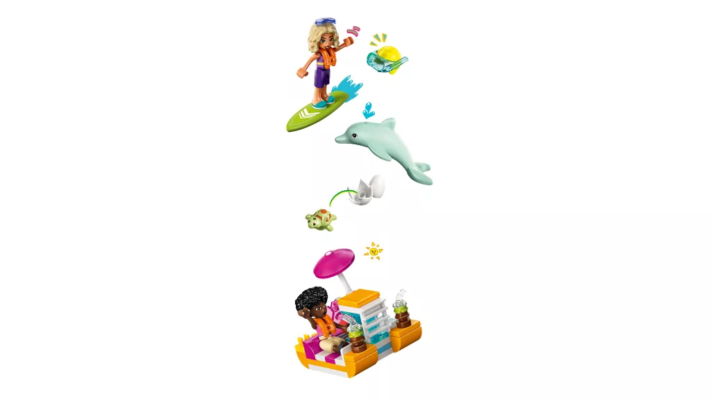 LEGO® Friends. Rodzinne wakacje na plaży 42673 - tantis.pl