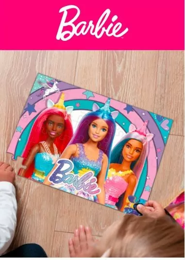 Lisciani. Puzzle 48. Barbie. Magic Unicorn - tantis.pl