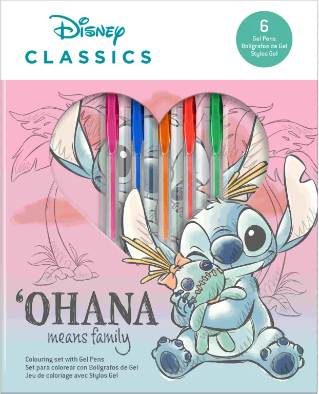 Zestaw piśmienniczy 7 elementów Stitch ST00035 - tantis.pl