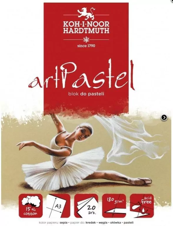Blok do pasteli. Sepia art. A4 20ark. 180G - tantis.pl