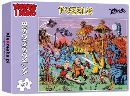 Puzzle 500. Kajtek i Koko w kosmosie - tantis.pl