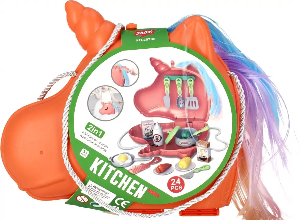 Mega Creative. Kuchnia z akcesoriami. Jednorożec, torebka - tantis.pl
