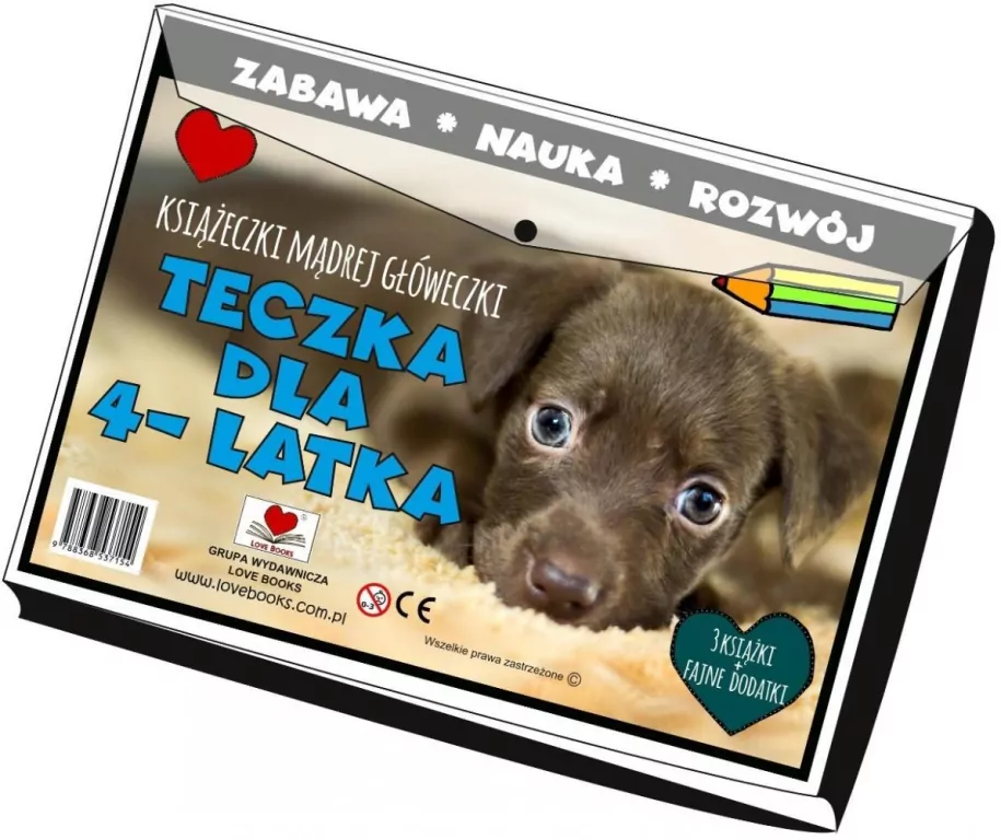 Teczka dla 4 latka. Książeczki mądrej główeczki - tantis.pl