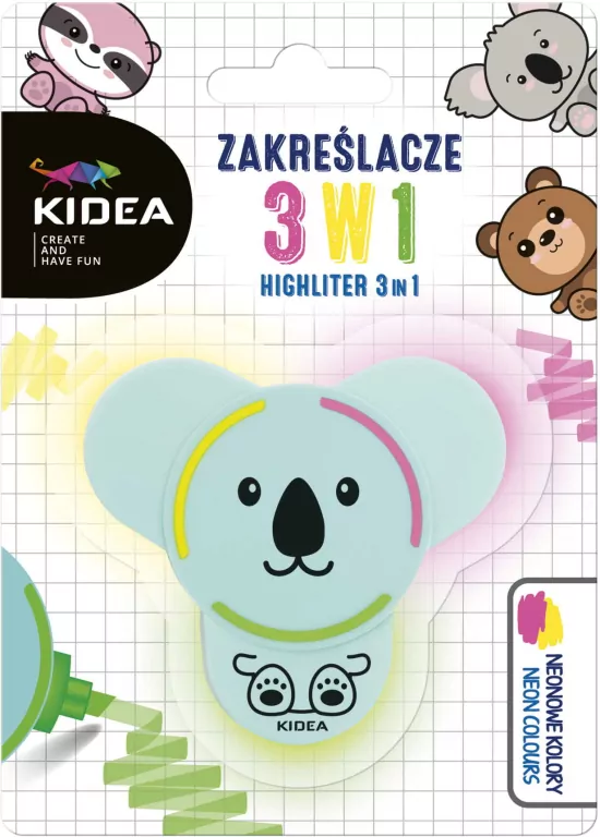 Zakreślacze z figurką 3w1 - tantis.pl