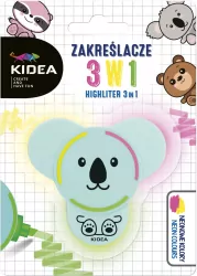 Zakreślacze z figurką 3w1