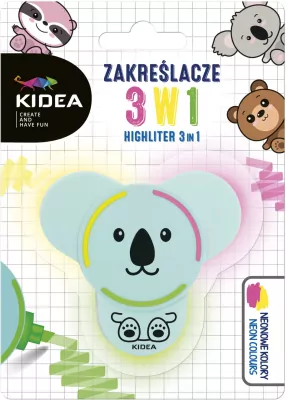 Zakreślacze z figurką 3w1