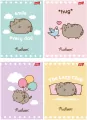 Zeszyt A5/32K kratka laminowany Pusheen - tantis.pl