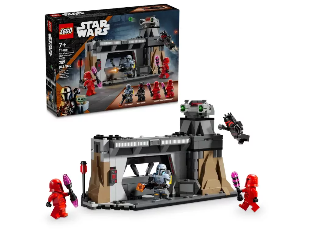 LEGO® Star Wars. Pojedynek Paza Vizsli i Moffa Gideona 75386 - tantis.pl