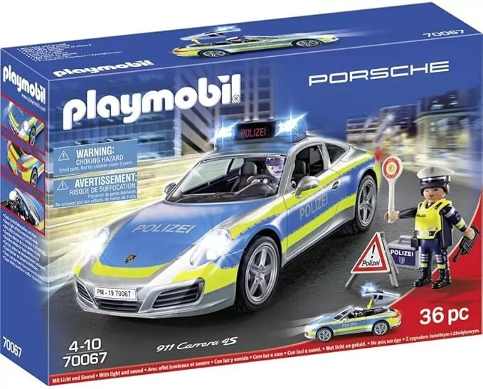 Playmobil Porsche 911 Carrera 4S Policja 70067 - tantis.pl