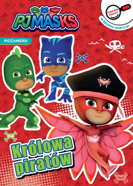 Królowa piratów. Odszukaj różnice cz. 1 Pidżamersi - tantis.pl