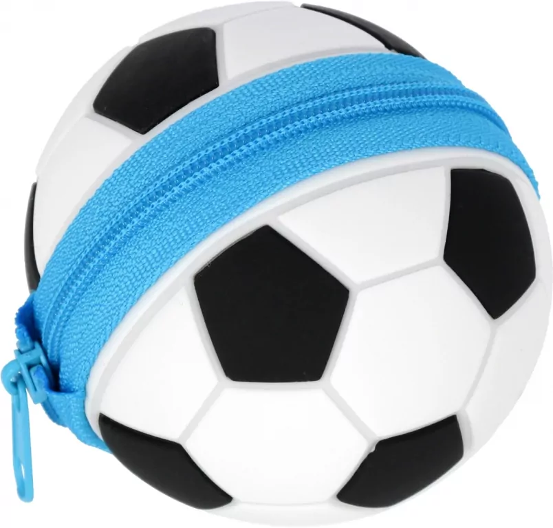 Piórnik silikon 1zamek siatka Football - tantis.pl