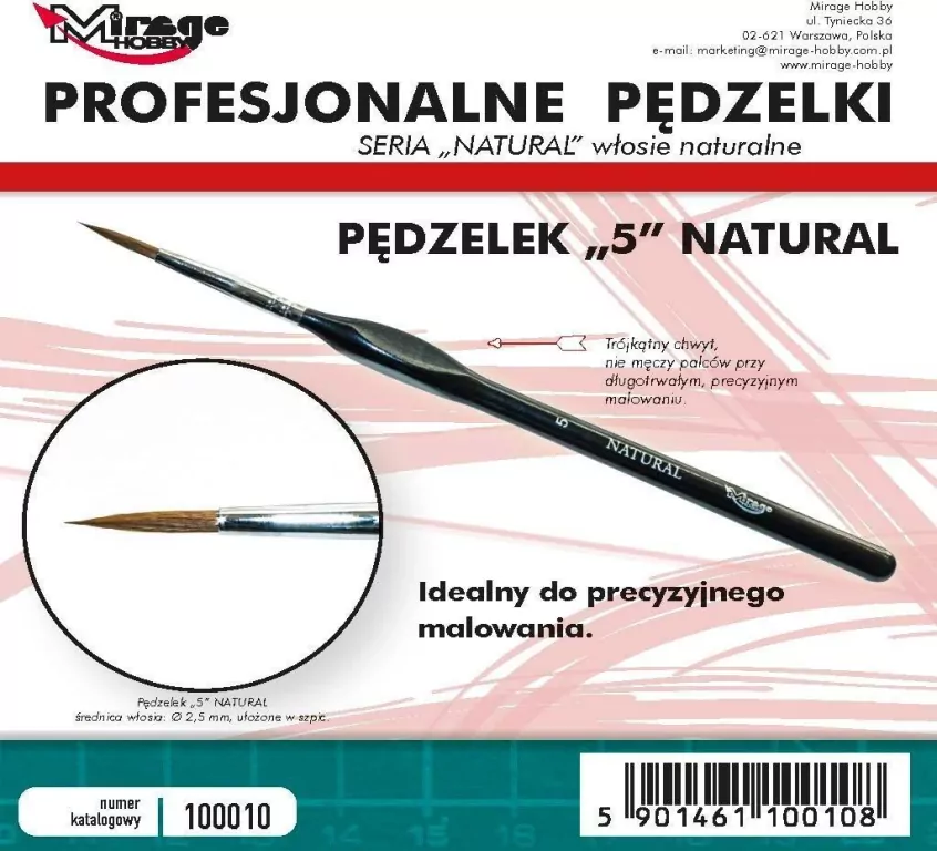 Pędzelek natural 5 - tantis.pl