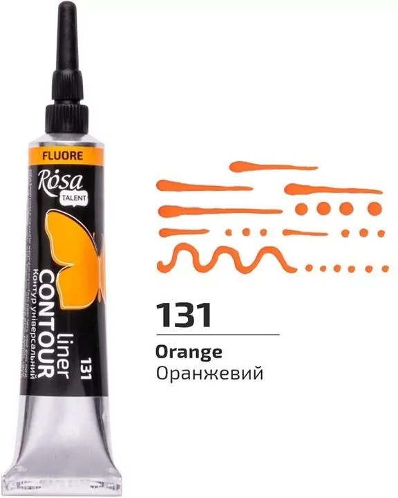 Farba aktylowa kontur universal fluor orange 20ml - tantis.pl