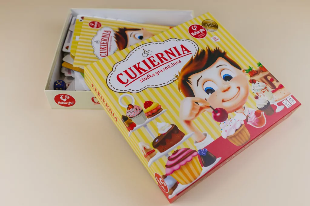 Kukuryku. Cukiernia. Gra rodzinna - tantis.pl