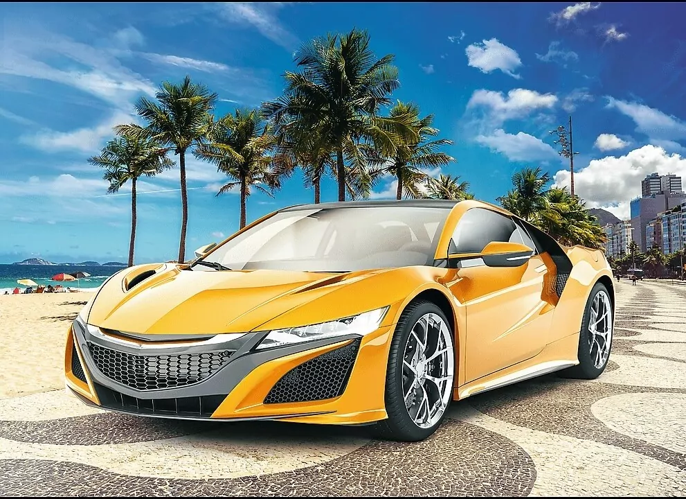 Puzzle 500. Letnia przygoda. Samochód - tantis.pl