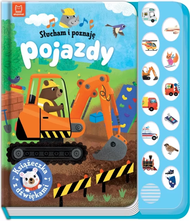 Słucham i poznaję. Pojazdy. Książeczka z dźwiękami - tantis.pl