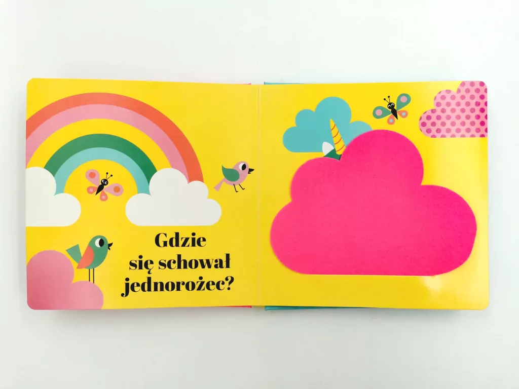 Gdzie się schował jednorożec? Akademia Mądrego Dziecka. Zabawa w chowanego - tantis.pl