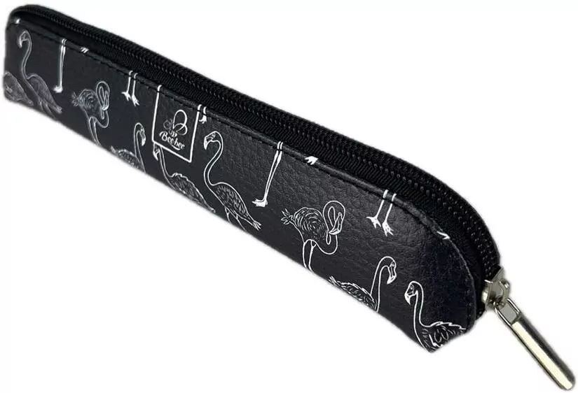 Piórnik mini Flamingi B&W - tantis.pl