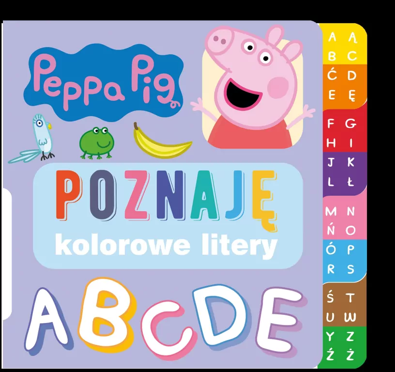 Świnka Peppa. Poznaję kolorowe litery - tantis.pl