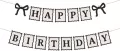 Baner Happy Birthday Kokardki 100cm - tantis.pl