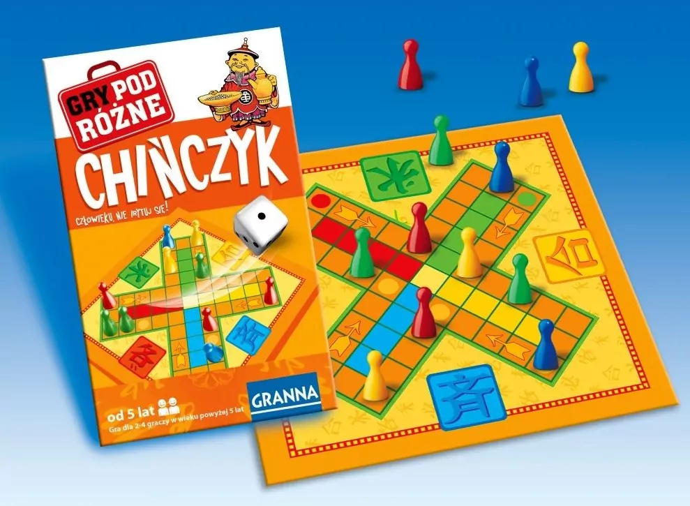 Chińczyk mini. Gry podróżne - tantis.pl