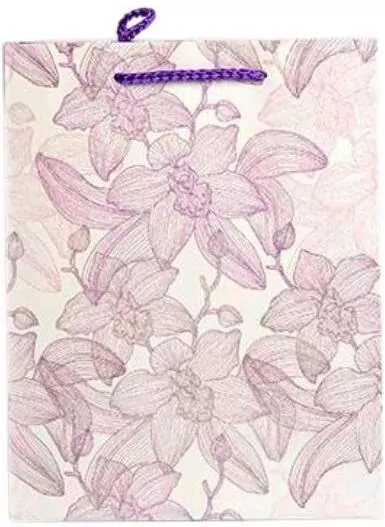 Torebka prezentowa M brokatowa 1324-3 - tantis.pl
