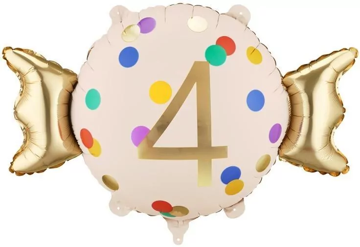 Balon foliowy Cukierek 4 61x37cm - tantis.pl