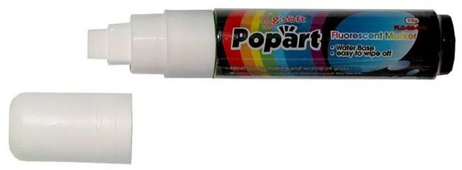 Marker kredowy 15 g biały - tantis.pl