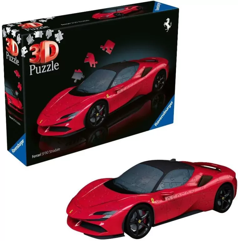 Puzzle 3D Pojazdy: Ferrari SF90 Stradale - tantis.pl