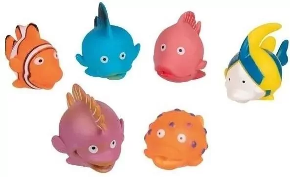 Gumowe zabawki do kąpieli zwierzęta morskie mix - tantis.pl