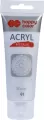 Farba akrylowa 75ml srebrna HAPPY COLOR - tantis.pl