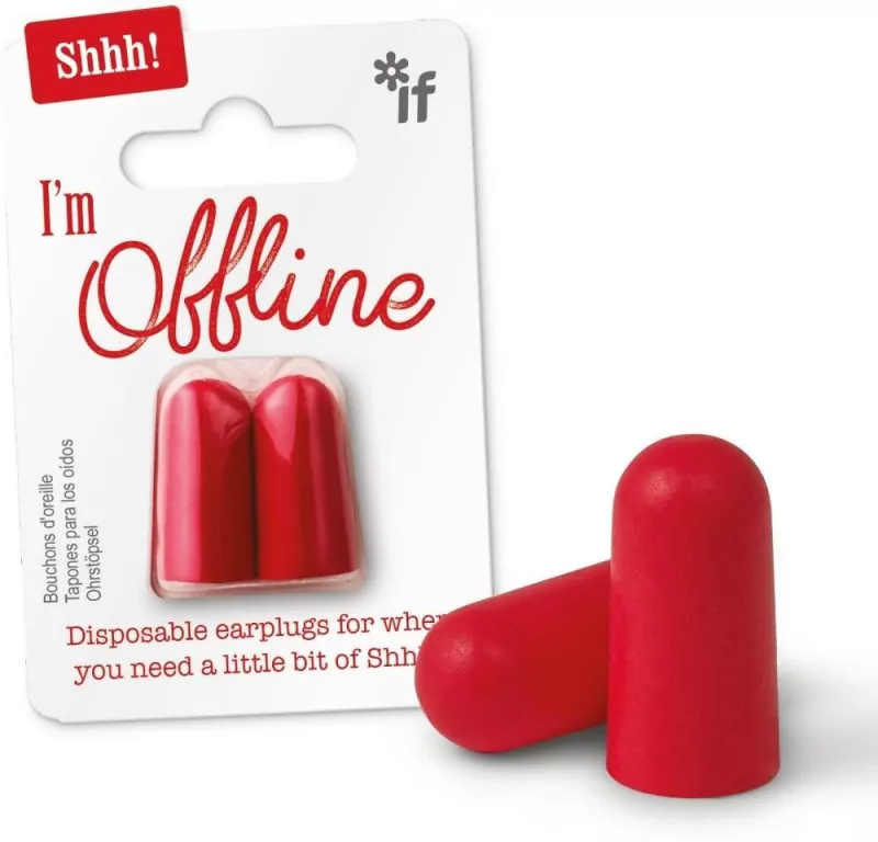 Shhh! Zatyczki do uszu - I'm Offline - tantis.pl