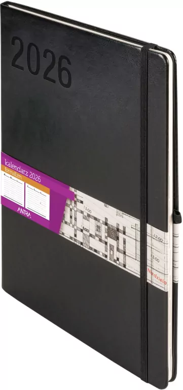 Kalendarz 2026 A4 Formalizm czarny TDW - tantis.pl