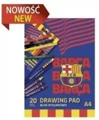 Blok rysunkowy A4/20K FC BARCELONA