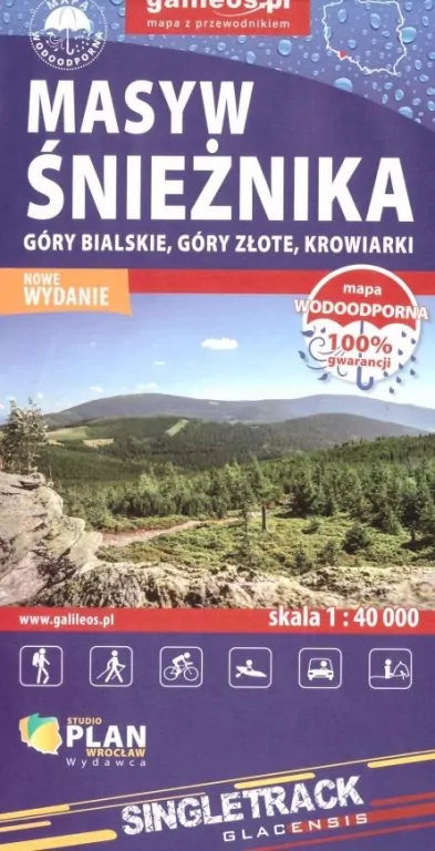 Mapa syntetyczna - Masyw Śnieżnika 1:40 000 - tantis.pl