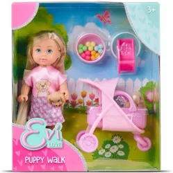 EL Evi na spacerze z pieskami w wózku
