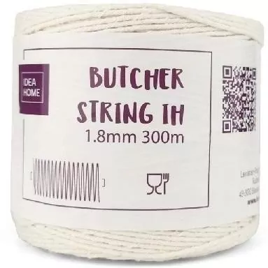 Sznurek wędliniarski ih 1.8mm 300m biały - tantis.pl
