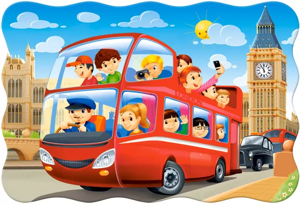 Puzzle 20 Maxi London Bus CASTOR - tantis.pl