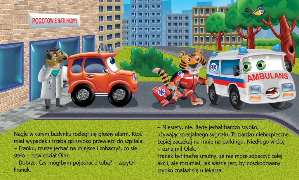 Pogotowie ratunkowe. Samochodzik Franek - tantis.pl