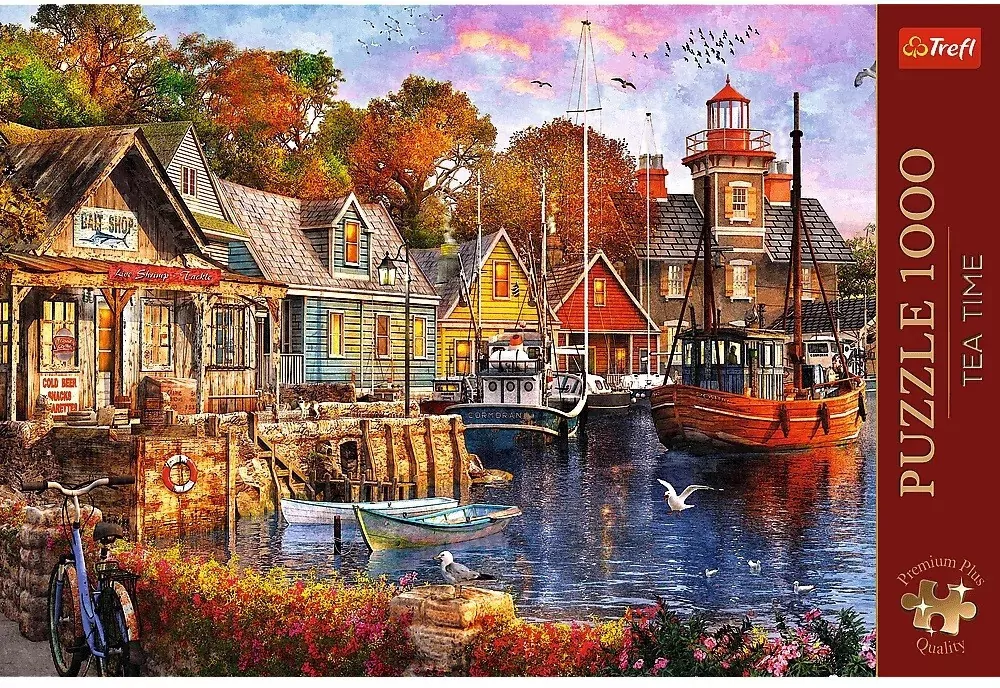 Trefl. Puzzle 1000. Nadmorski zakątek - tantis.pl