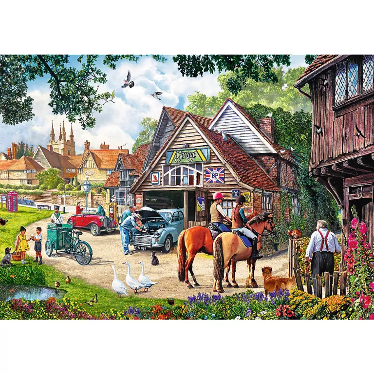 Trefl. Puzzle 2x500 Sielankowe życie - tantis.pl