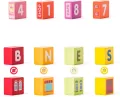 KLOCKI DREWNIANE MIASTO 115EL WIADER - tantis.pl