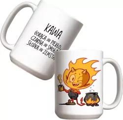 Kubek - Piekielna kawa 440ml