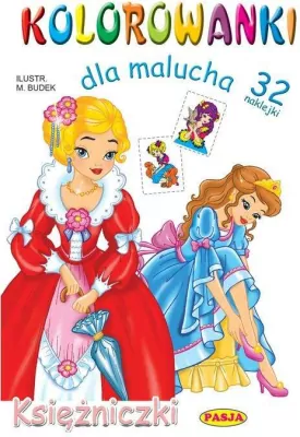 Księżniczki. Kolorowanki dla malucha