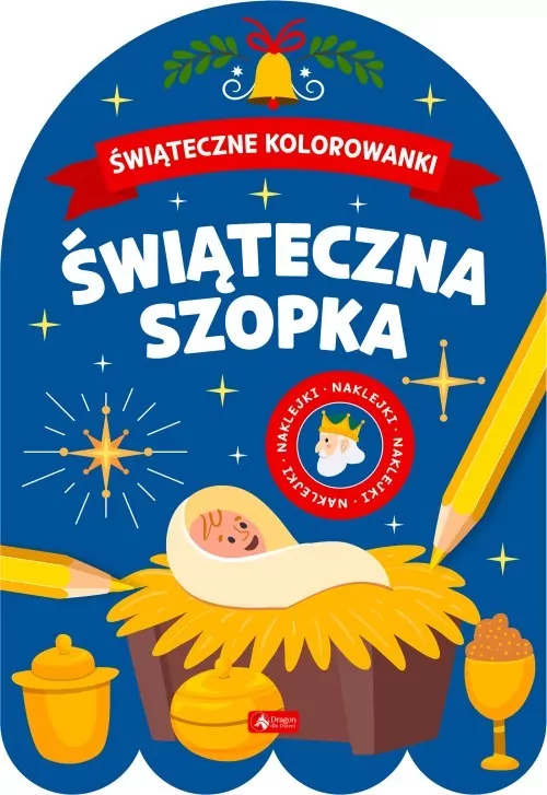 Świąteczne kolorowanki. Szopka - tantis.pl