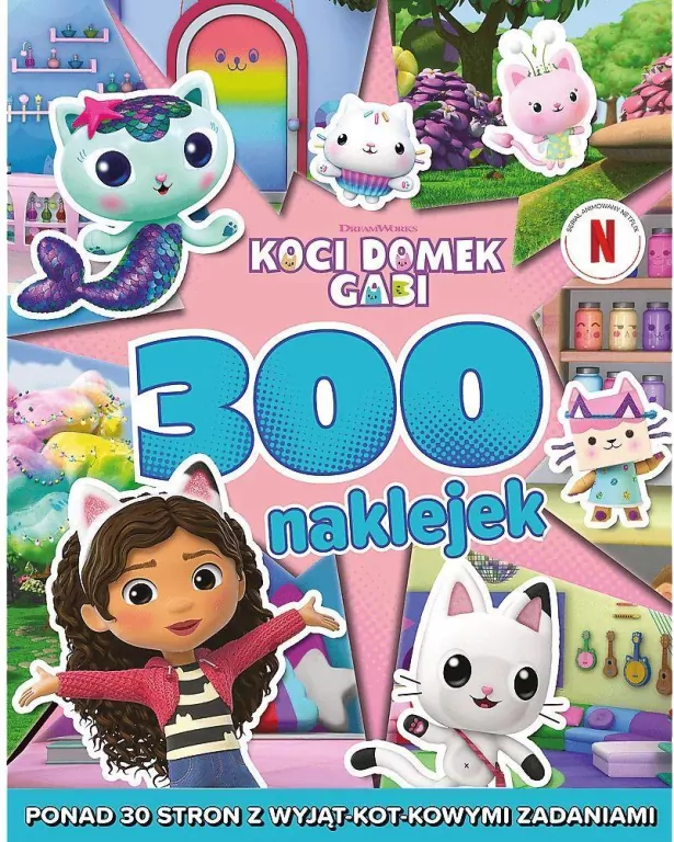 Koci Domek Gabi. 300 naklejek - tantis.pl
