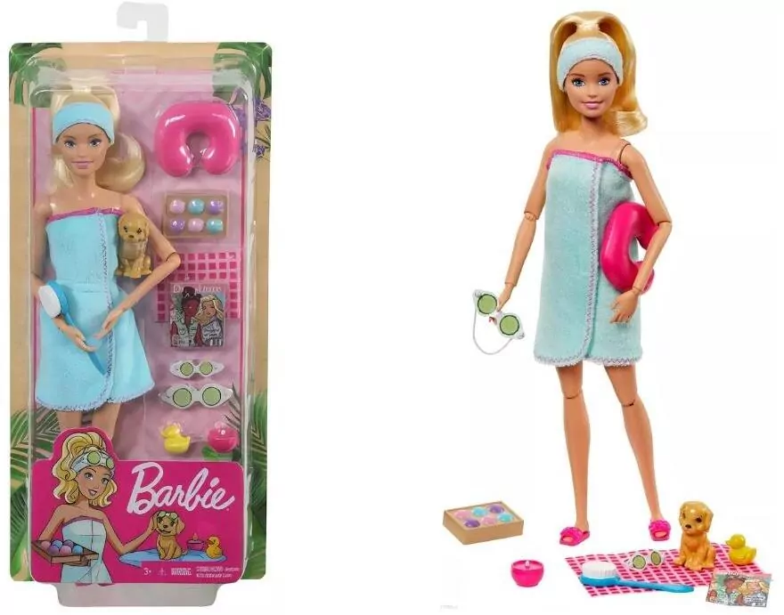 Barbie lalka Wellness relaks - tantis.pl
