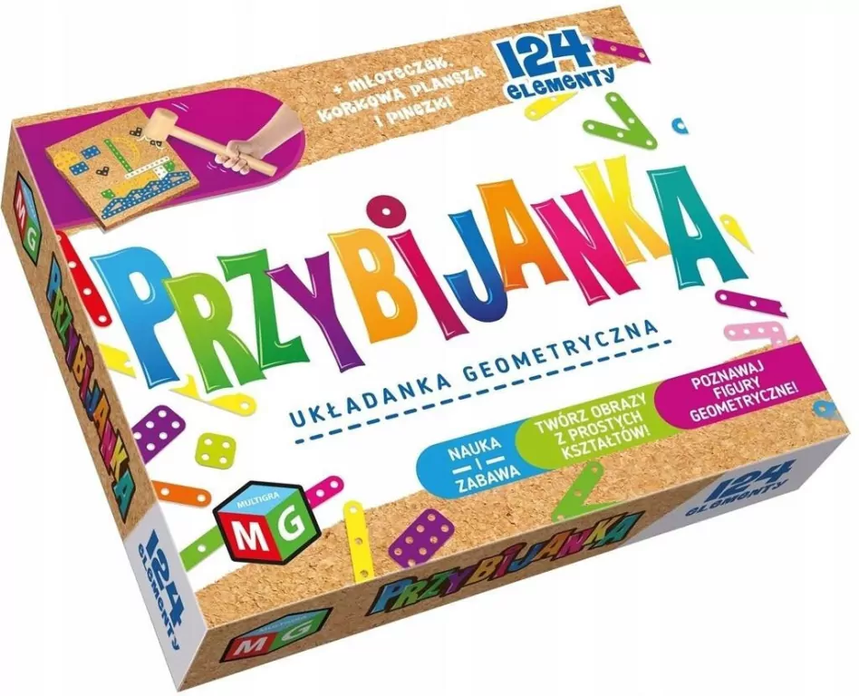 Przybijanka układanka geometryczna - tantis.pl